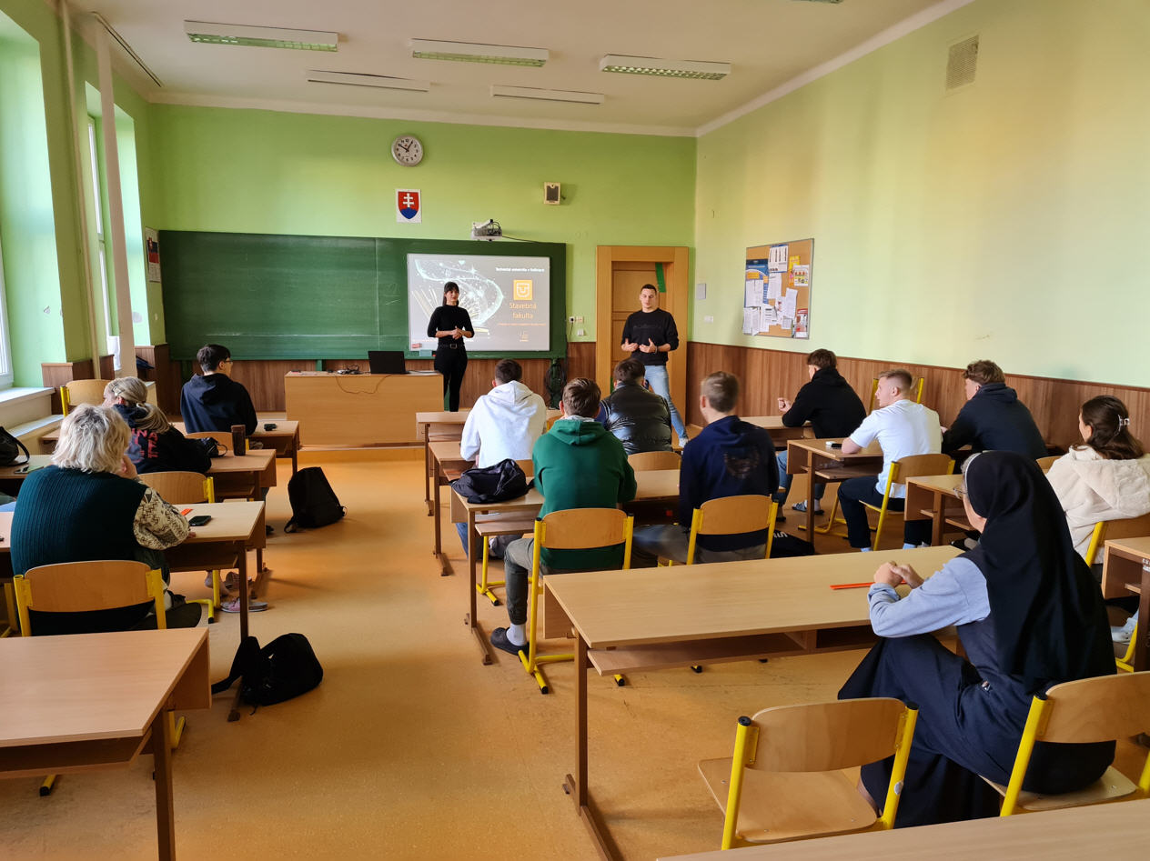 Prax pre školu – Stredná priemyselná škola stavebná v Prešove – 8. november 2024