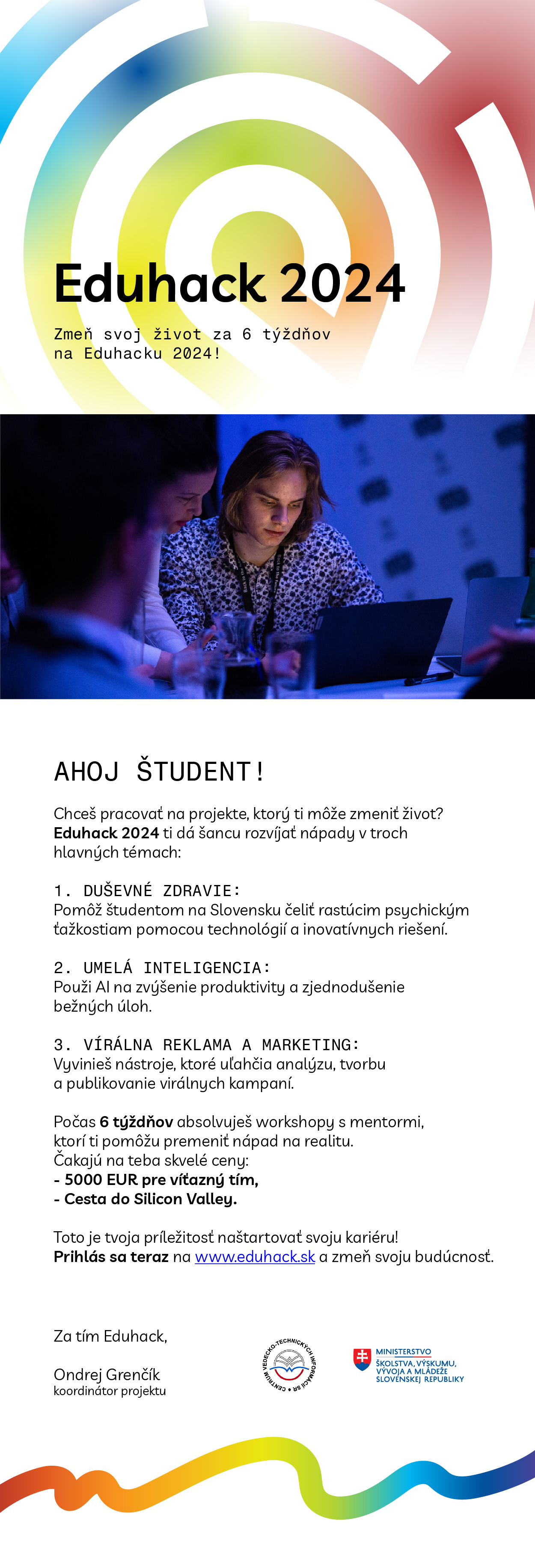 Eduhack 2024 – Zmeň svoj život za 6 týždňov