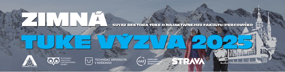 ZIMNÁ TUKE VÝZVA 2025 – Súťaž Rektora TUKE o najaktívnejšiu fakultu/pracovisko