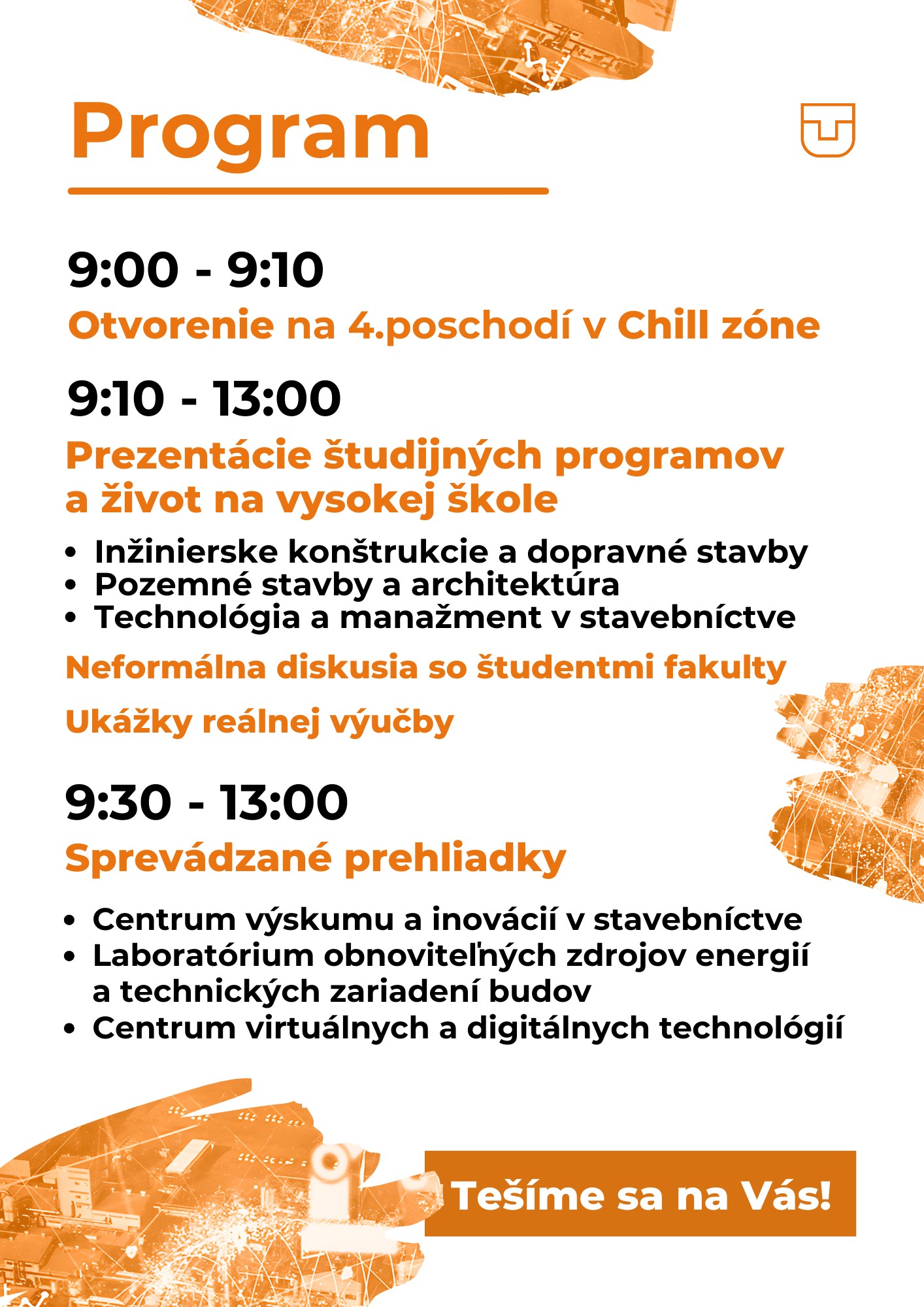 DEŇ OTVORENÝCH DVERÍ a DEŇ KARIÉRY na Stavebnej fakulte TUKE – 19. marec 2025 (streda)