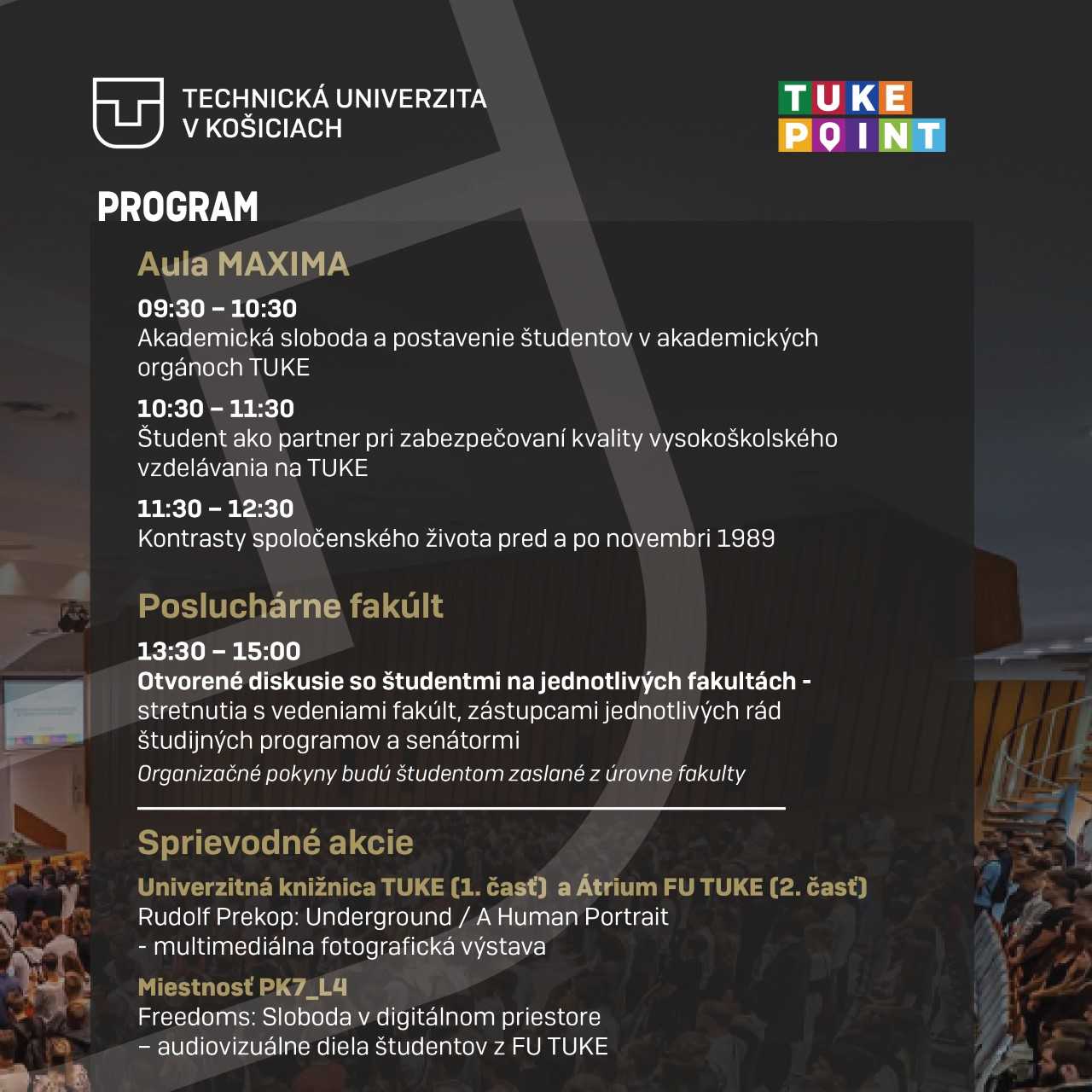 Program MDŠ na TUKE