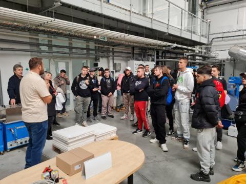 Študenti Strednej odbornej školy polytechnickej z Humenného na Stavebnej fakulte TUKE – 29. október 2024