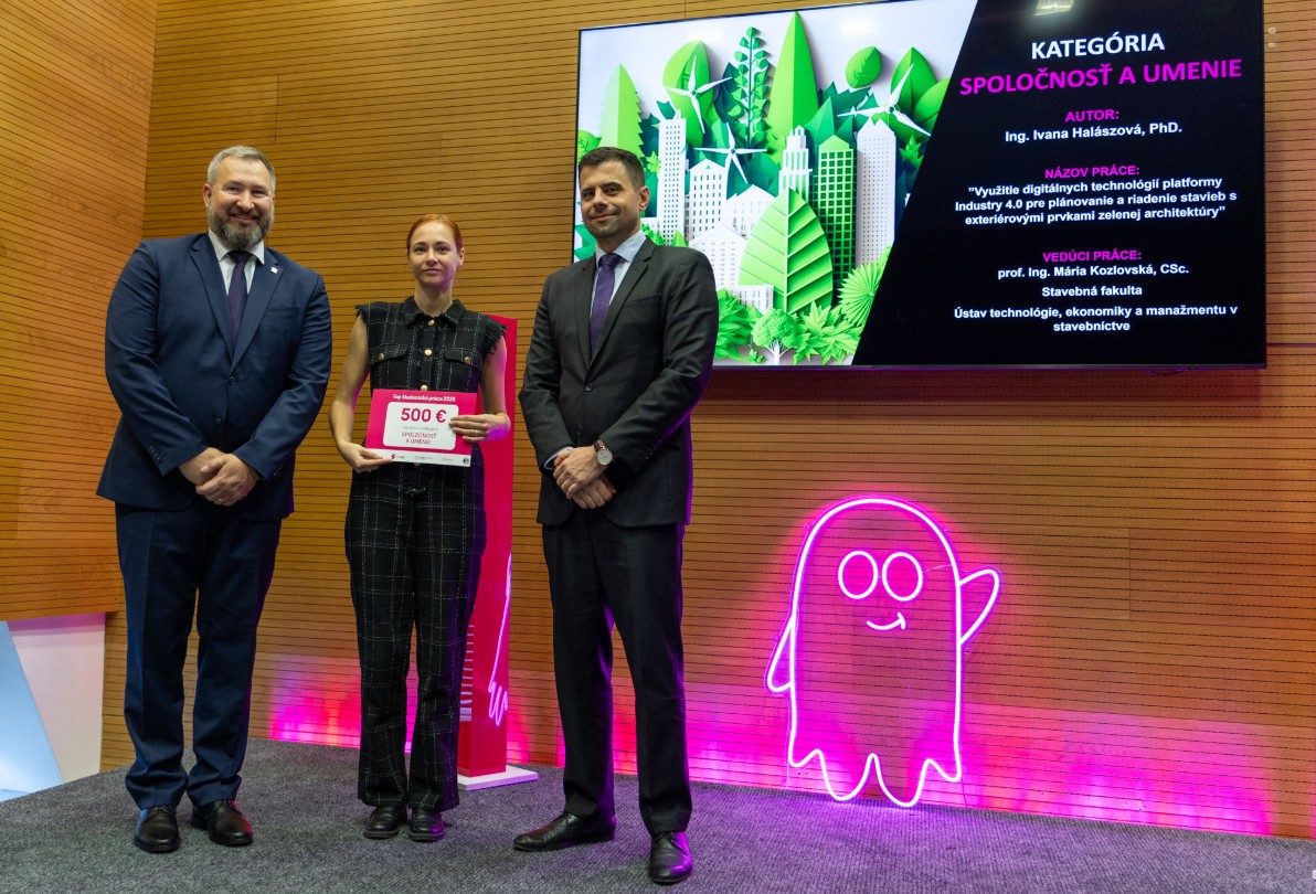 Víťazka súťaže TOP študentská práca 2025 zo Stavebnej fakulty TUKE